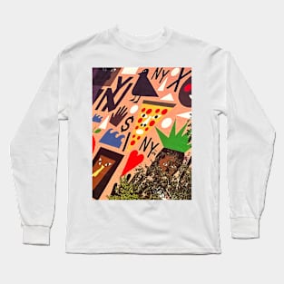 Graffiti Street Art High Line Manhattan NYC Long Sleeve T-Shirt